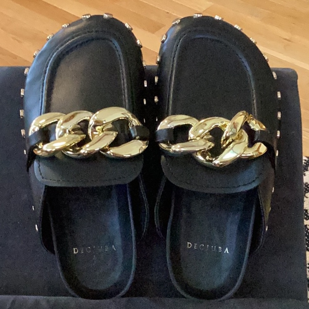 Decjuba womens loafer mule flats size 5